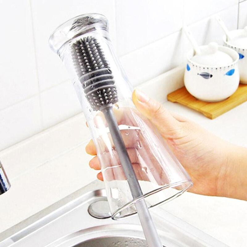 Brush Tumbler Silicone Cleaning Long Bottle Cleaning Brush
