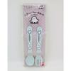 OSK Shinapushu Cutlery Set, Spoon and Fork Set, Pastel Green, Made In Japan, Dishwasher Safe, Easy To Use, Stylish, Cute, Unisex, For Kids and Babies,