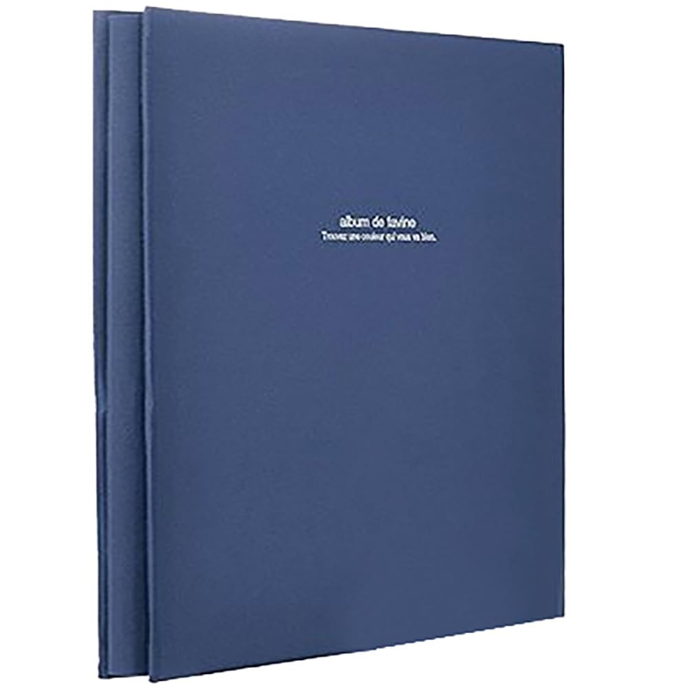 

Nakabayashi File Fuel Album Defabine L Size Dark Blue Capacity [Large Type]