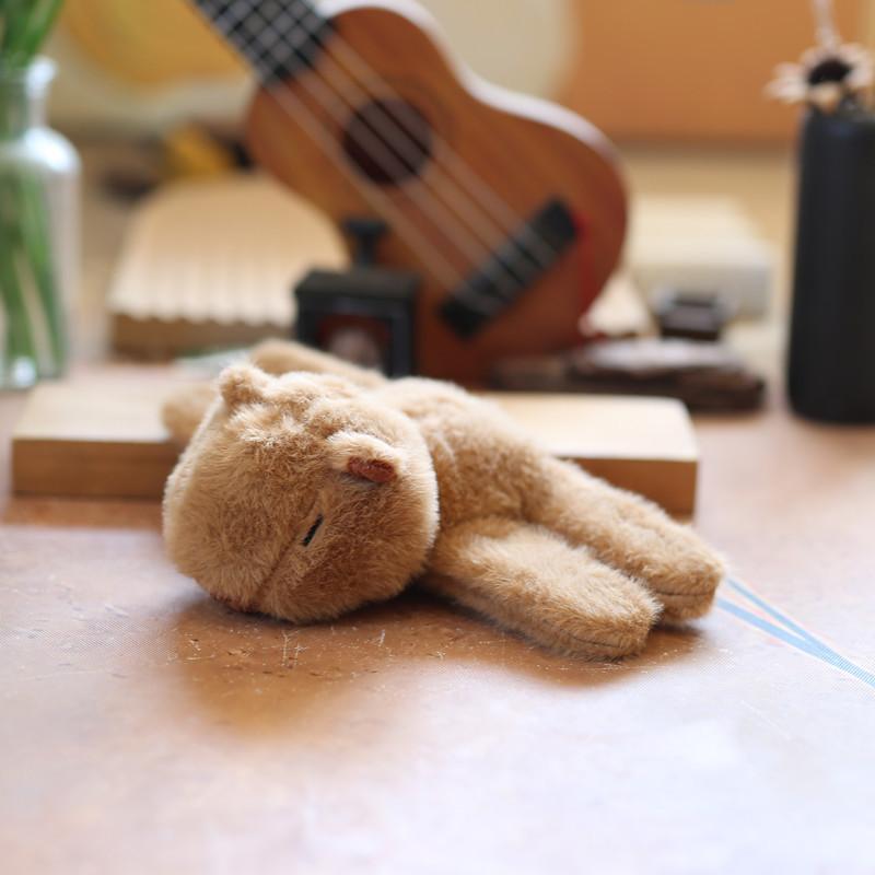 

Capybara Plush Cute Toy Ultrasoft Short Plush Keychain Animal Stuffed StyleA