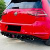 Rear Bumper Diffuser Lip Boot Spoiler Splitter Car Replacement Accessories For Volkswagen Golf 7 MK7 Standard Version 2013-2016