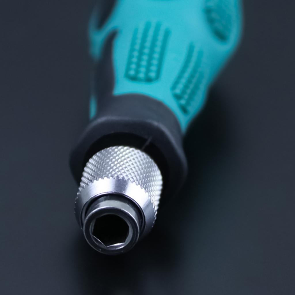 6.35mm Quick Release Self Locking Screwdriver Handle 1/4 Inch Hex Shank Bit Holder Adapter for Screwdriver
