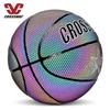 PU Reflective Glow Ball Indoor and Outdoor Basketball Training Equipment Size Seven Basketball Sports Ball Competitive Matches