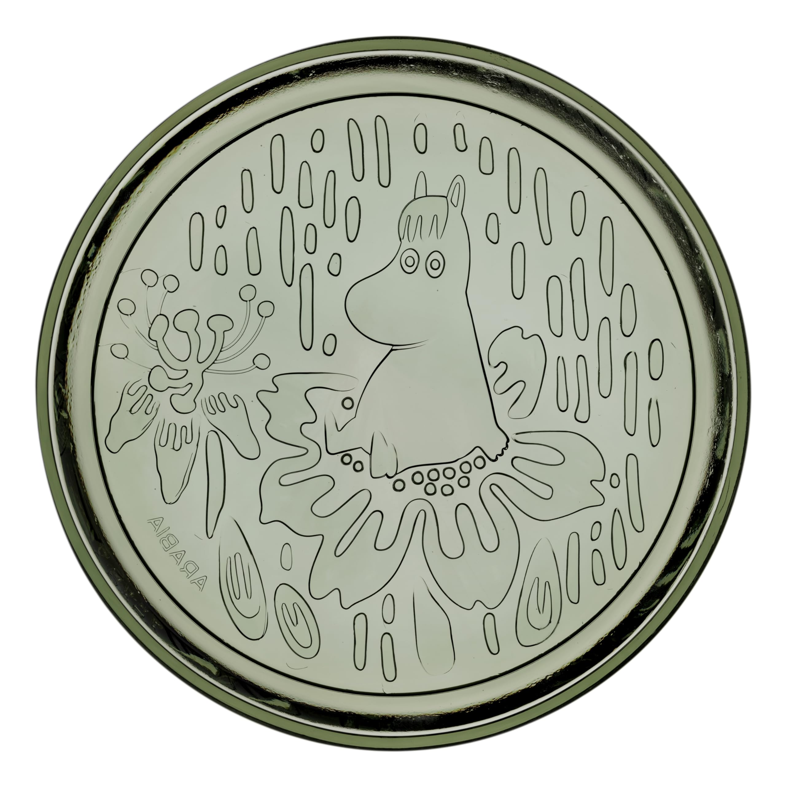 

Moomin by ARABIA Glassware Collection Pine Moomin 1070993 [Officially Imported] Plate, 15.5cm, Green, Tableware, Arabia,
