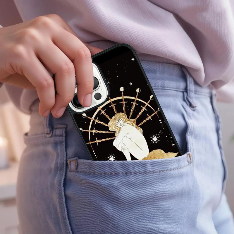Astrology Tarot Cards Phone Case For iPhone 17 Air 15 16e 14 13 Pro Max Coque 12 11 Pro Max PLUS cover