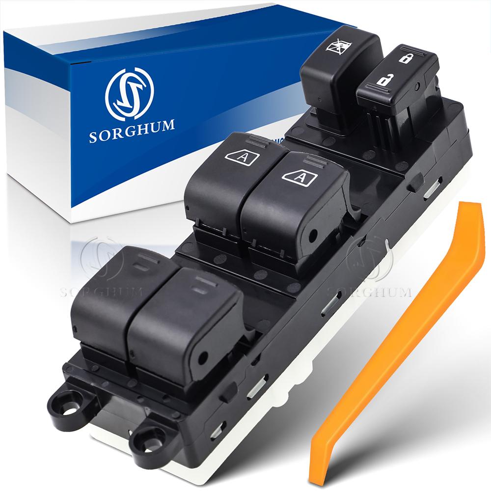 SORGHUM 25401-ZL10A Master Panel Double Lock Auto Car Power Window Switch For Nissan Pathfinder 2007 2012 25401ZL10A 25401-ZL10B 25401-ZL10A
