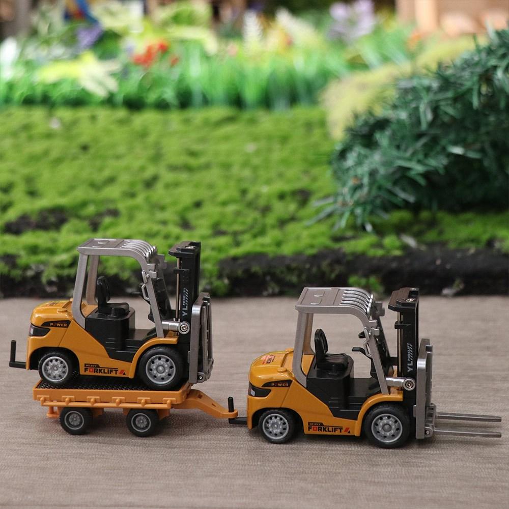 2.4g Remote Zinc Zinc Alloy Forklift Variable Speed Mini Forklift Remote Control Forklift Boys Toy