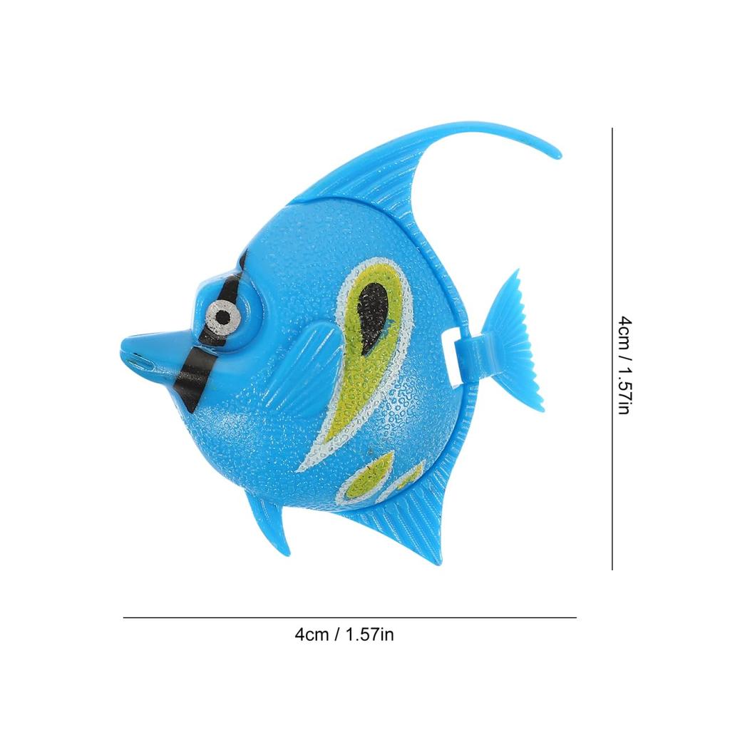 NOLITOY Set of Fake Tropical Fish Floating and Swimming Artificial Fish Colorful Plastic Aquarium Aquarium Accessories 25-Piece Figures, Ornaments,
