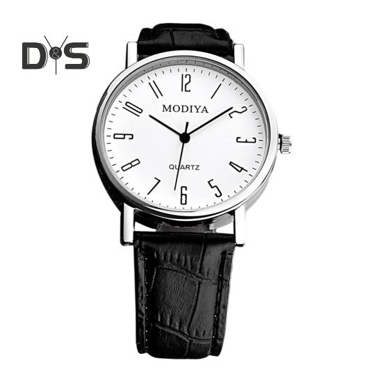 

Мужские часы с хронографом, повседневные аналоговые кварцевые часы, кварцевые часы с ремешком, наручные часы, подарок для парня, отца A черный белый