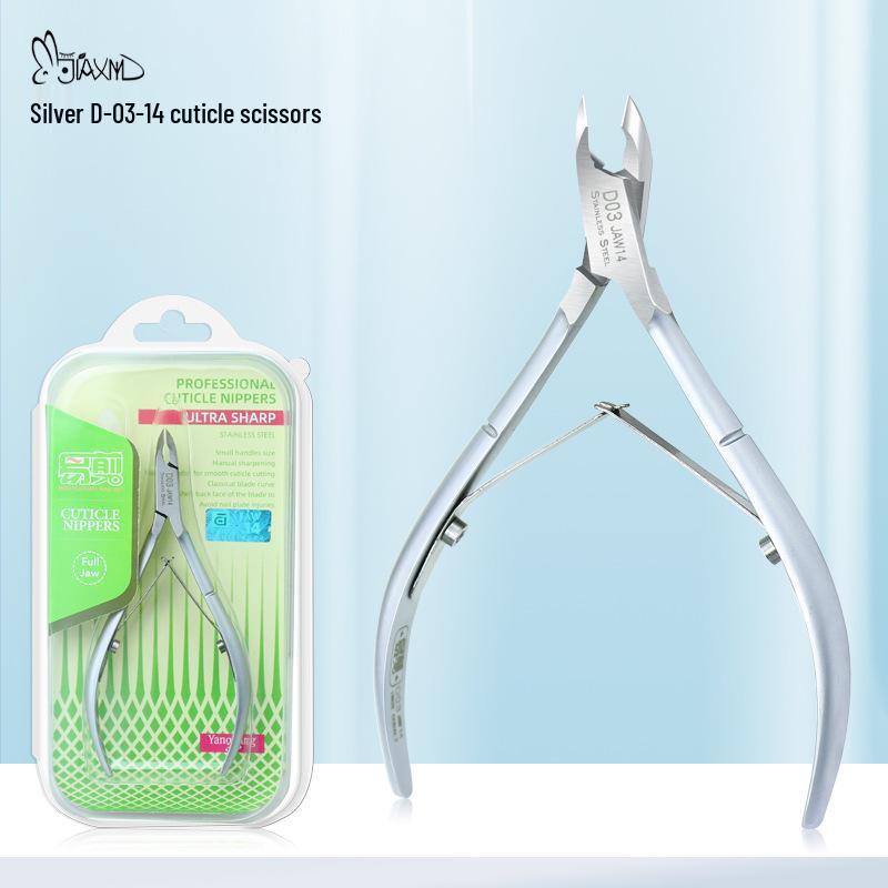 

Dead Skin Scissors: Professional Manicure Tool for Easy Removal of Dead Skin, Hangnails, and Cuticles with Pusher, File, and Pliers.