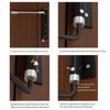Automatic Door Closers Hinge Adjustable Closing Door Hinge Safety Spring Door Closers Lightweight Buffer Closing Device