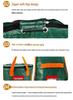 Durable Waterproof Garden Bag with Lid for Leaves, Branches, and Weeds Collection