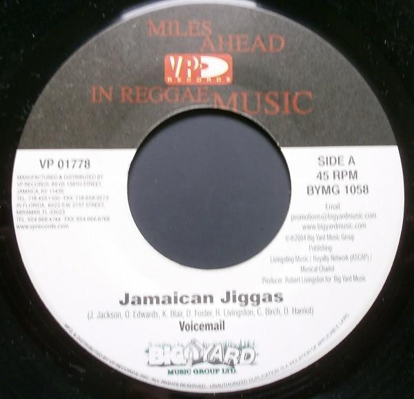 

7inch Record VOICEMAIL - Jamaican Jiggas BYMG1058 Big Yard Music 2004 US Reggae, Ska & Dub Used