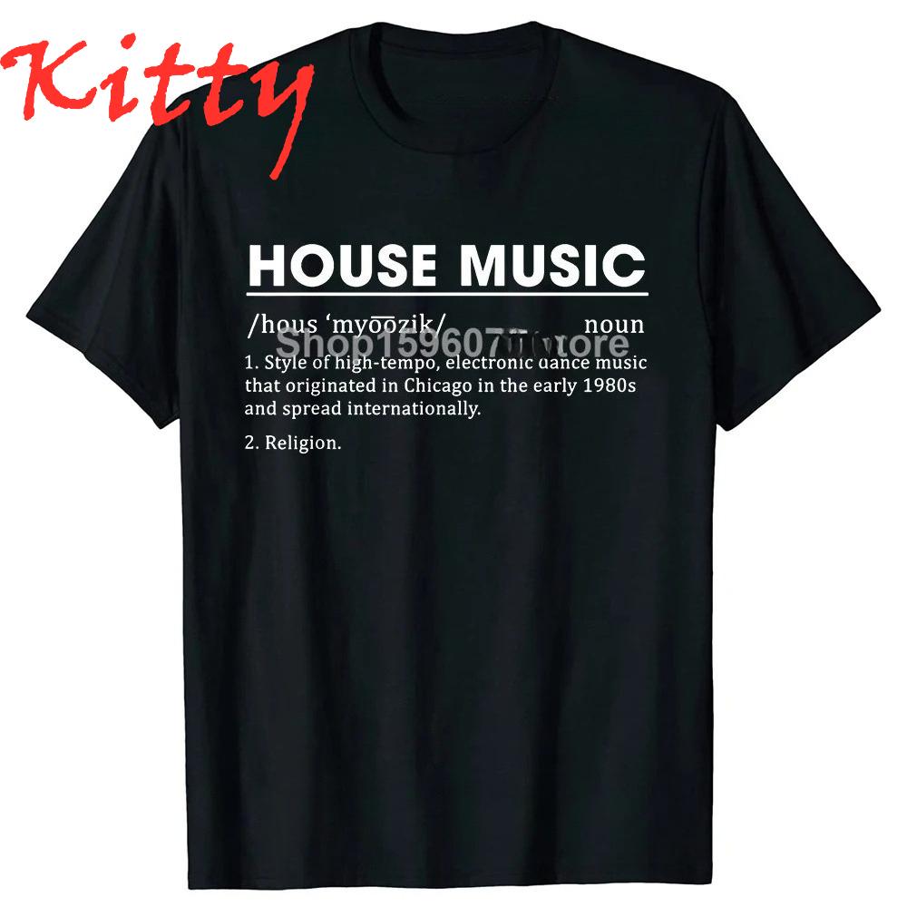 House Music Edm Rave Dj Unisexs Tshirt Graphic Streetwear Short Sleeve Dj Electronic Dance Music Birthday Gifts Unisex Tshirt