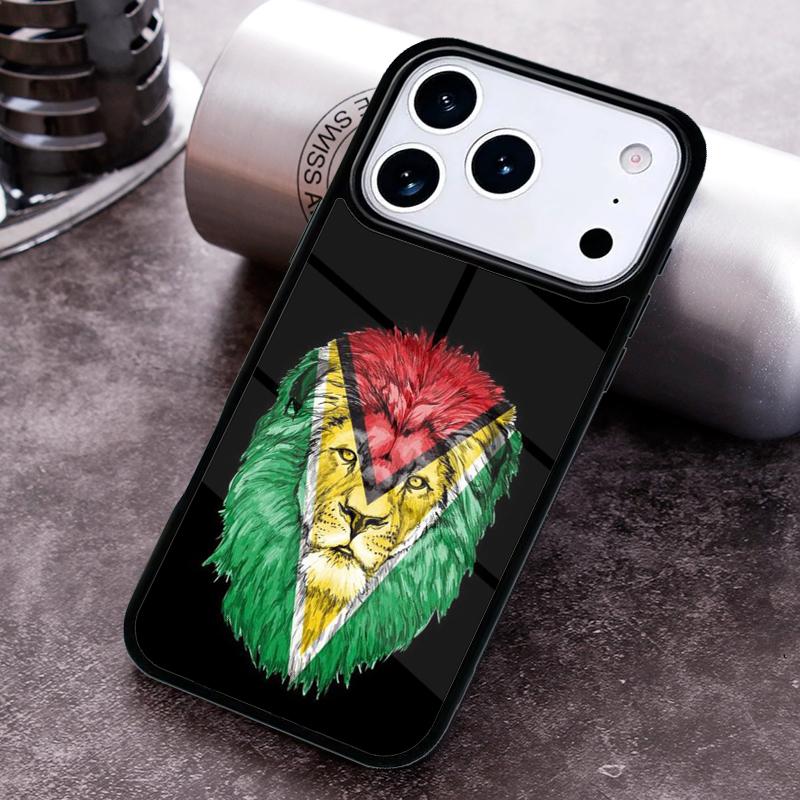 Guyana Flag Phone Case for iPhone 17 16 15 Pro Max Air 14 13 12 11 Plus Shockproof Cover