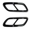 For Mercedes Benz C-Class W206 C200 C260 C300 AMG  Tail Throat Exhaust Decorative Frame Car Sticker Modification Accessories