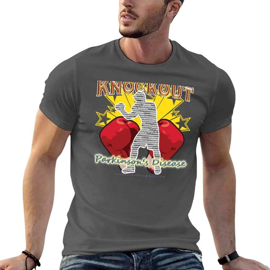 Parkinsons KO PD Boxer T-Shirt anime clothes Tee shirt cute clothes tees clothing