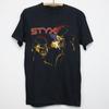 Vintage 1983 Styx Kilroy Was Here Shirt Short Sleeve Black Unisex S-4XL Unisex T-Shirt