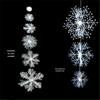 Snowflake String Ornaments for Christmas Tree Decorations and Gifts