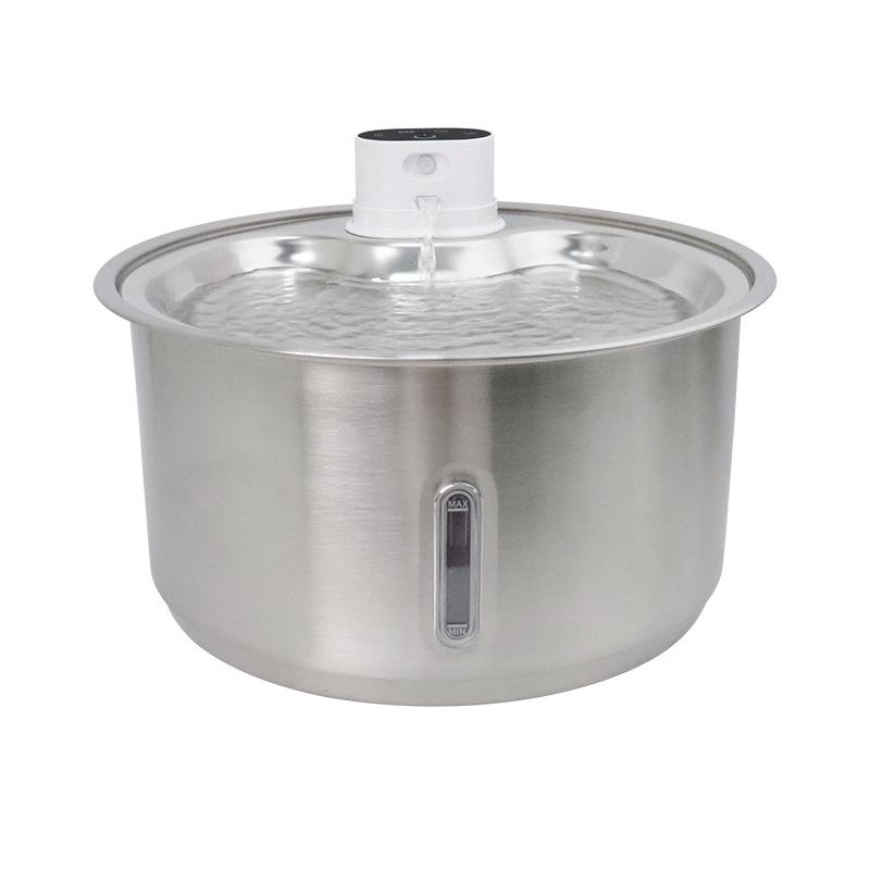 Smart Stainless Steel Pet Drinking Fountain with Auto Circulation