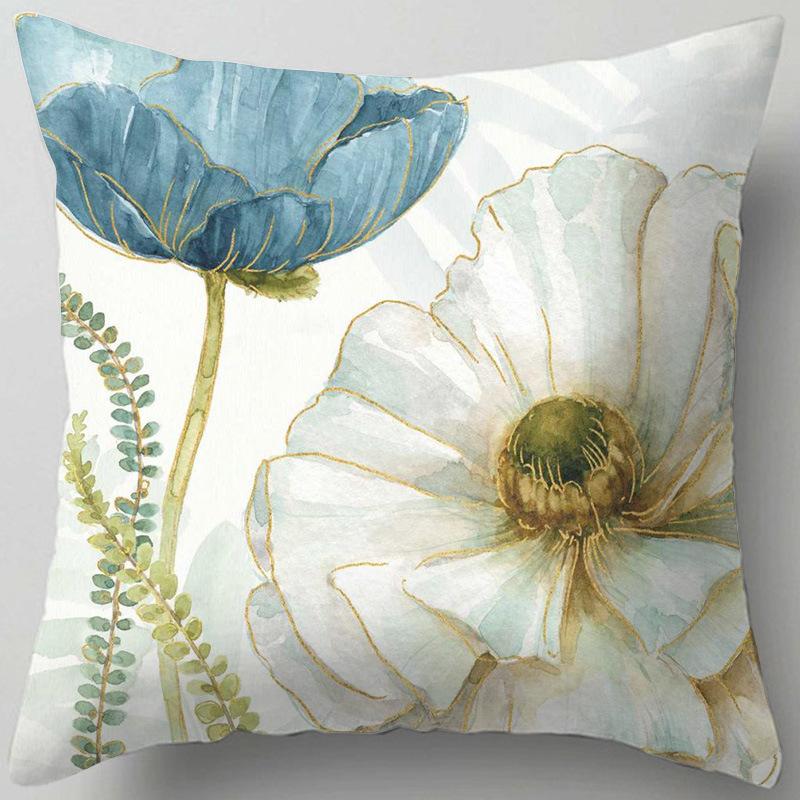 Home Decor Floral Patterns: Cherish Every Moment Pillow Covers Pattern Cushion Cover Suitable for Sofa Bedroom Car Pillow Cover