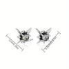 Men's Hip Hop Party Fashion Rhinestone Cast Earrings