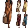 Women's Color Spaghetti Strap Sleeveless Vacation Dress for Summer Resort Outings