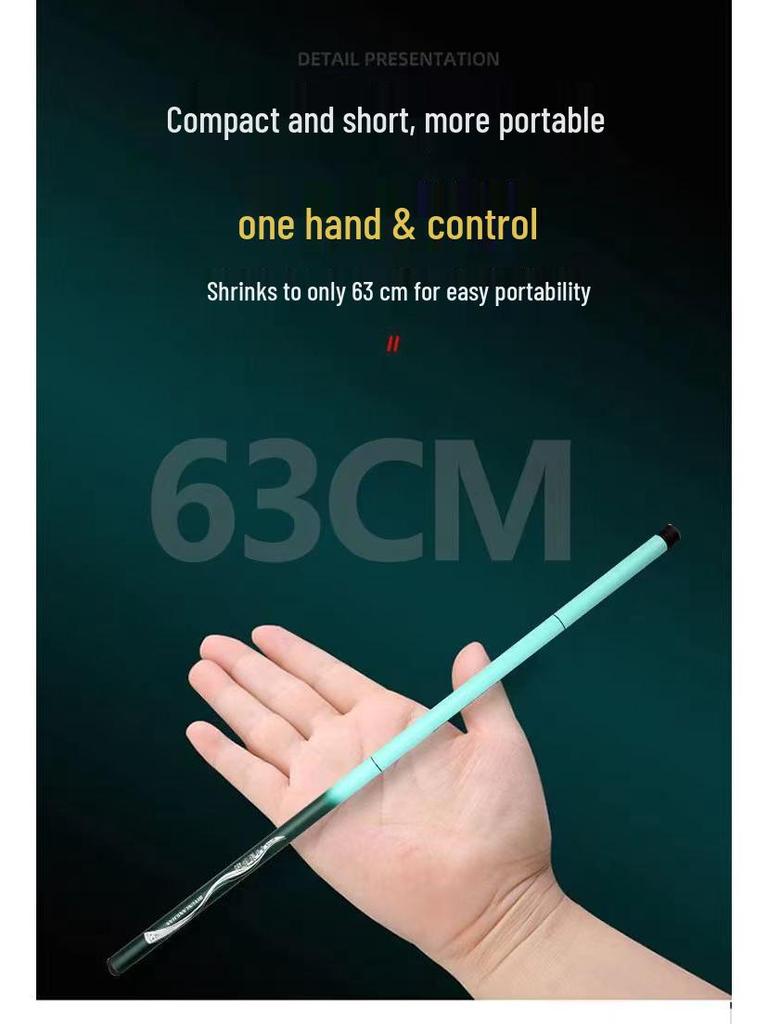 Wave Tip Super Hard 28-Tone Fishing Rod Set for Carp and Crucian Carp