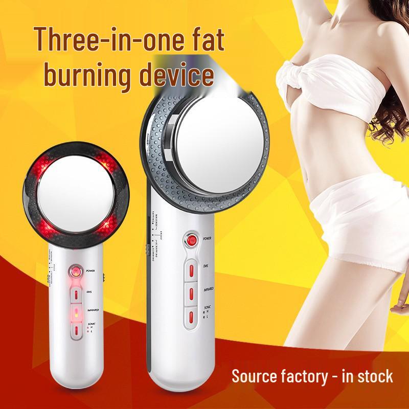 Cross-border 3-in-1 Slimming Instrument: 40k Cavitation, EMS Microcurrent, Ultrasonic Beauty Device for Home Use
