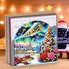 Christmas DIY 5D Diamond Painting Towel Holder Kit Diamond Painting Acrylic Art Paper Towel Holder Kit for Home Decor