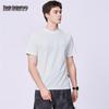 Mark Fairwhale Men's Embossed Print Round Neck Short Sleeve T-shirt