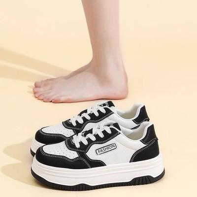 Sponge Cake Platform Heightening Board Shoes Women's Autumn New Fashion Trend Women's Shoes Versatile Sports and Leisure Shoes