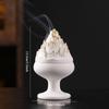 Vintage Boshan Furnace Tower Incense Burner Creative Incense Path Gypsum Incense Burner Ornament Sandalwood Incense Burner