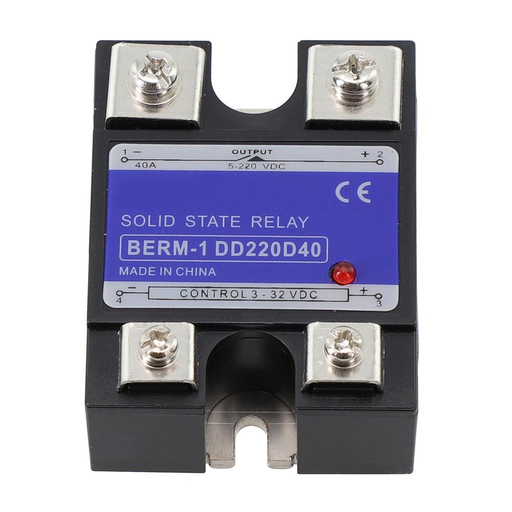 40A Solid State Relais SSR DC-DC Eingang 3-32V DC Last 5-220V DC DD220 D40