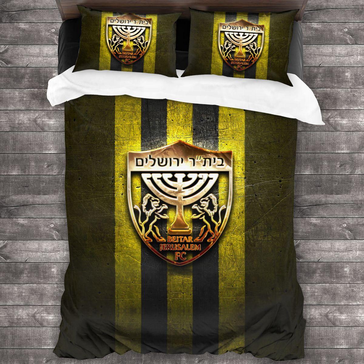 

Beitar Jerusalem All Season Twin Bedding Set Single Twin Full Queen King Size Bed Set Aldult Kids Bedroom Duvetcover Sets 3D 150*200cm 3pcs