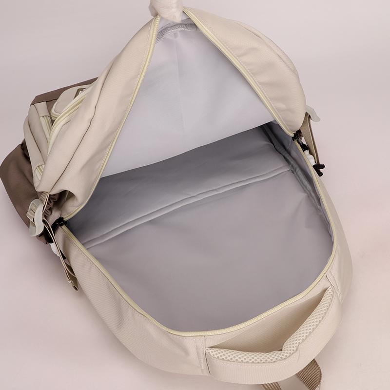 Plecak Ucznia Liceum Blok Kolorystyczny Duża Pojemność Wytrzymały Plecak