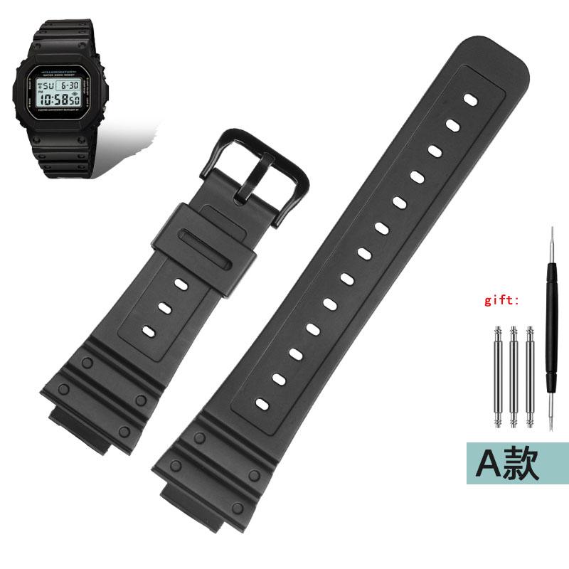 For Casio G-SHOCK GW-M5610 DW5600 DW5700 DW6900 Smart Watch Waterproof Watchbands  Man Sport Silicone Small Square Resin Strap