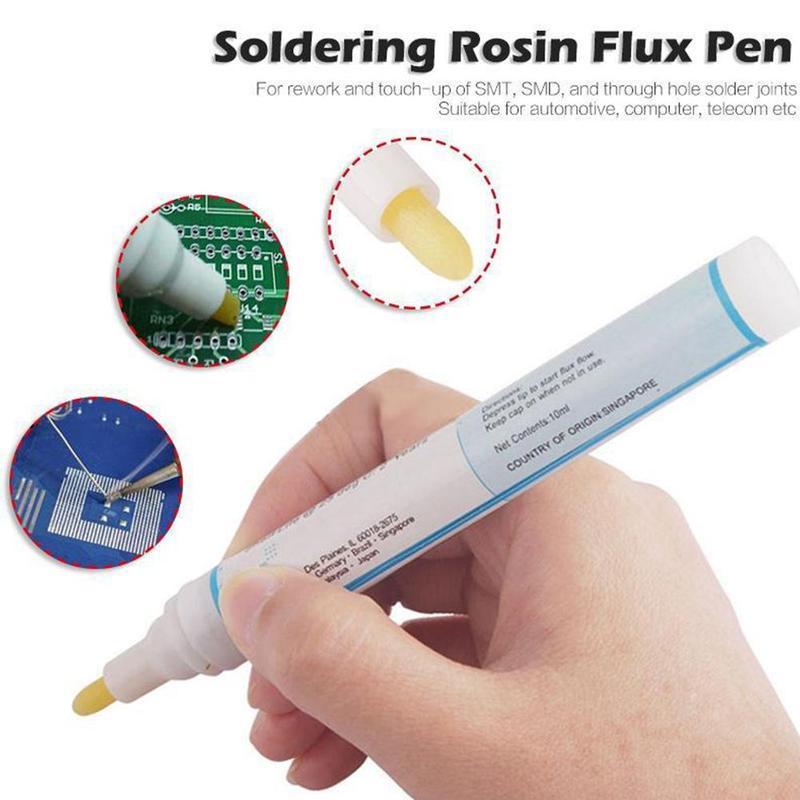951 10ml Soldering Rosin Flux Pen 951 Low Solid Non Clean DIY Kester Solder Power Cleaning Free Welding Pen