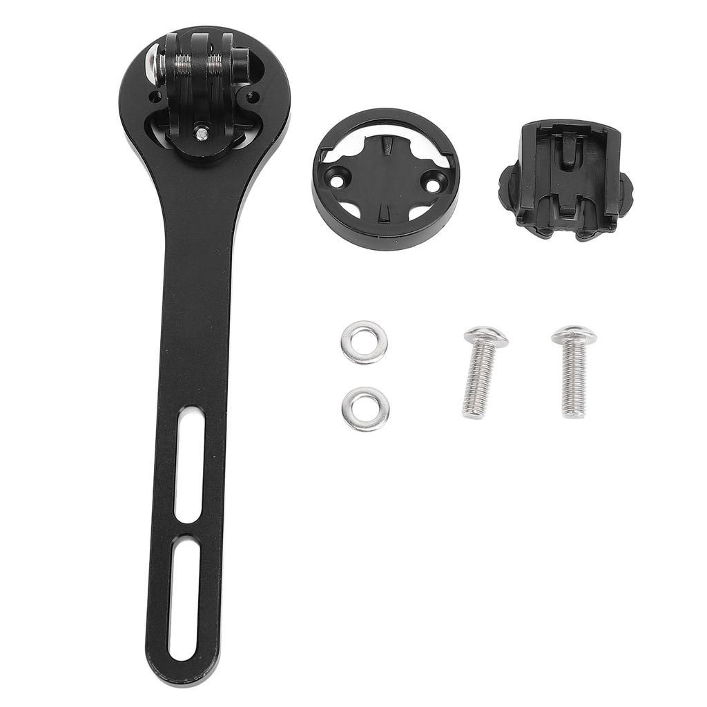 Front Handlebar Mount Aluminum Alloy High Stability Strong Structure Front Cycling Computer Mount for Riding