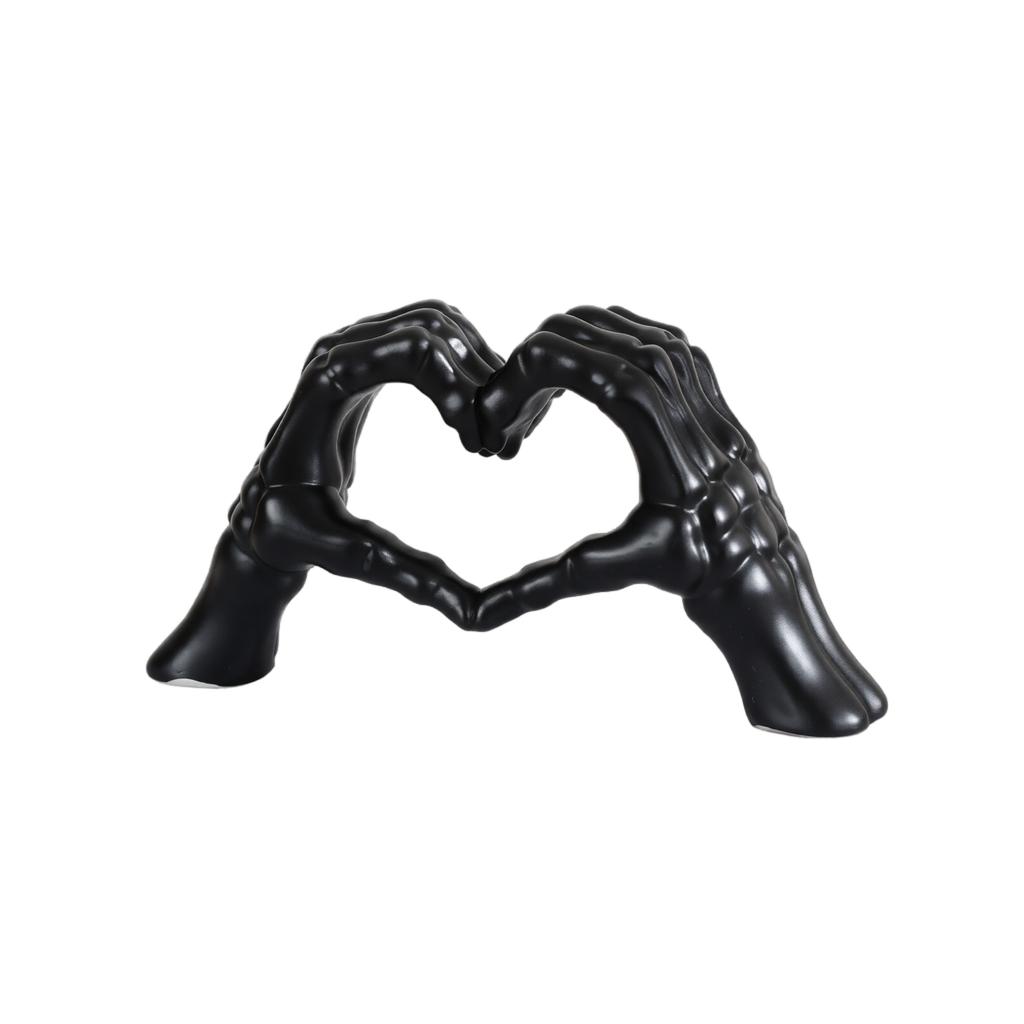 Skeleton Hand Figurine Halloween Decoration Bone Hand Sculpture Gothic Style Tabletop Ornament for Home Office Party Display