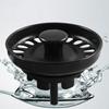 Washbasin Strainer PP Sink Stopper Filtration System Compact And Lightweight Design Easy To Install 0.1 Lbs Per Piece