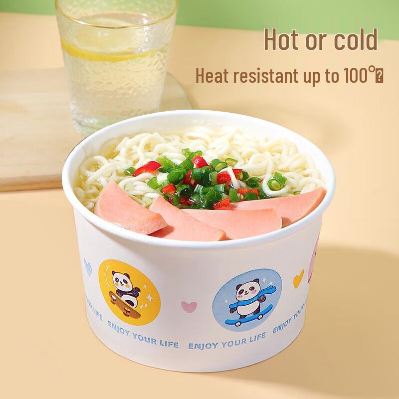 Einweg Zellstoff Runde Lebensmittelbehälter