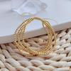 Vintage Copper Metal Multilayer Beaded Bracelet For Women Fashion Boho Chunky Gold Plated Bracelets Jewelry Gifts 2026 New