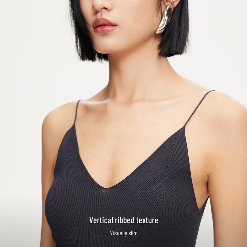 VEROMODA Slim Fit Ribbed Knit Camisole Top