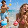 Silicone Water Ball Portable Leak Proof Spherical Container for Liquid Storage and Dispensing Suitable for Travel and Outdoor Use