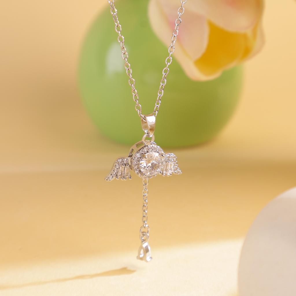 Necklace Female Design Sense Butterfly Pull Necklace Niche Light Luxury High Sense Versatile Accessories