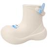 2025 summer cute cartoon Mengmeng big-eyed rain shoes girls fashion wear soft thick-soled casual non-slip rain boots