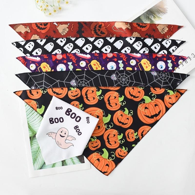 3pack Festives Dog Headscarf Pet Triangles Shape Scarf Holiday Pet Fashion Scarf for Large Breeds