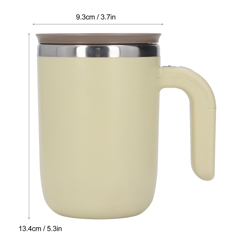 Self Stirring Mug Magnetic Charging Electric Automatic Stirring Stainless Steel Cup for Coffee Tea Hot Chocolate Milk