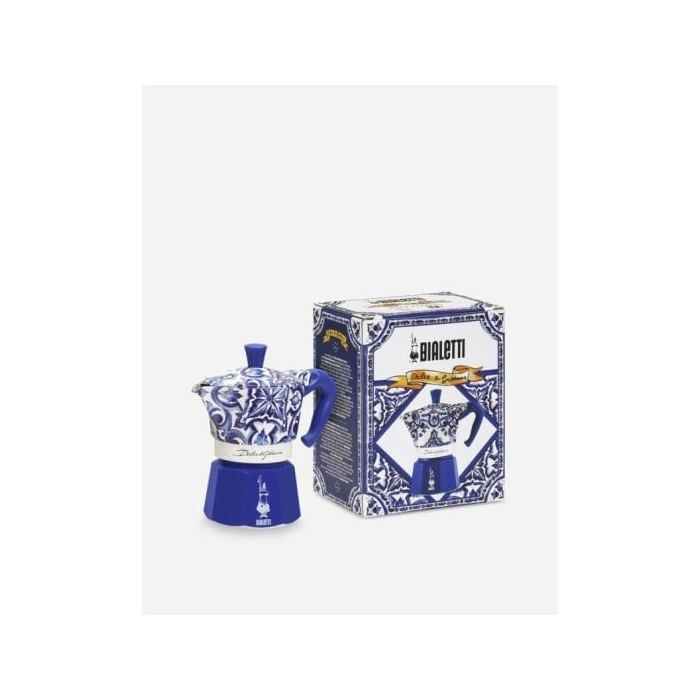 Italian Coffee Maker Bialetti Moka Induction Dolce & Gabbana 6 Cups Compatible Induction and Open Fire